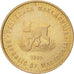Coin, Macedonia, 5 Denari, 1995, MS(63), Copper-Nickel-Zinc, KM:7a