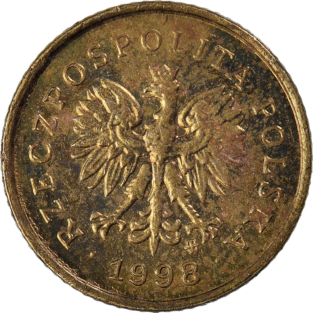 Münze, Polen, Grosz, 1998