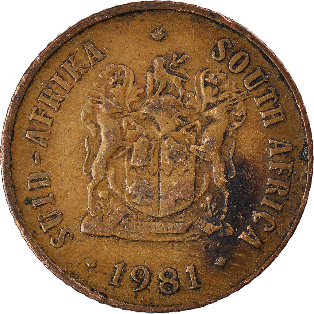 Moneta, Sudafrica, Cent, 1981