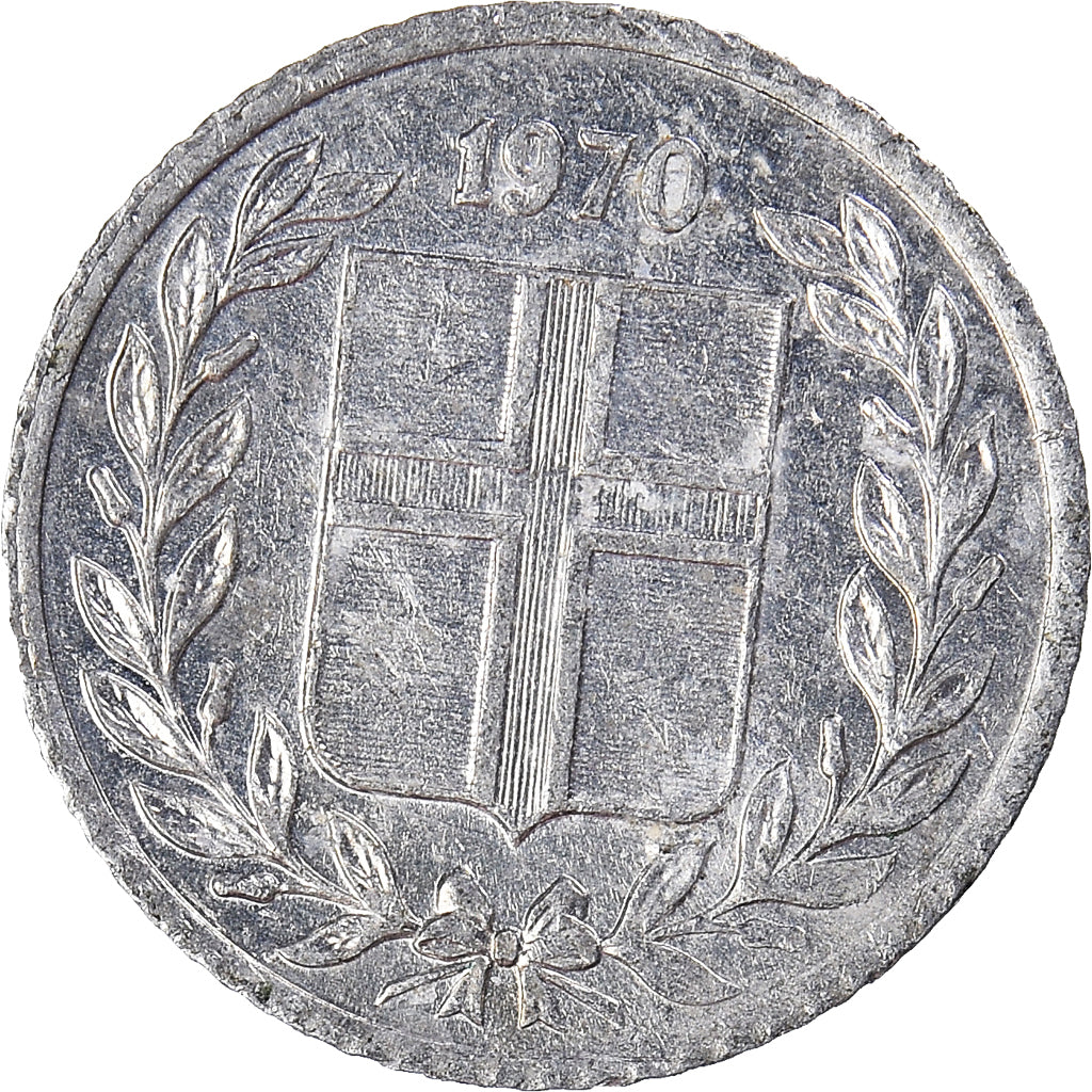 Moeda, Islândia, 10 Aurar, 1970