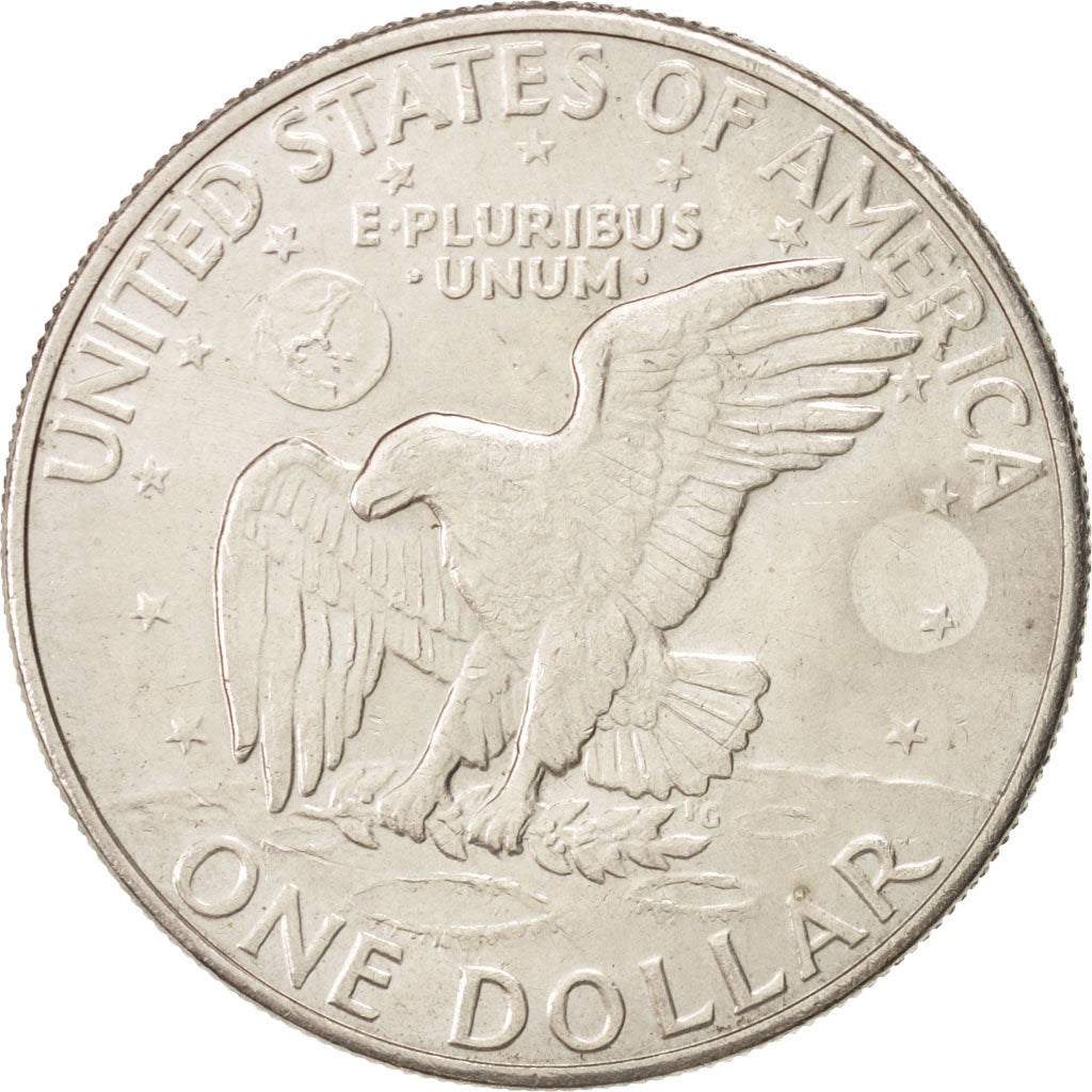 UNITED STATES, Eisenhower Dollar, Dollar, 1972, U.S. Mint, KM #203, AU(55-58),..