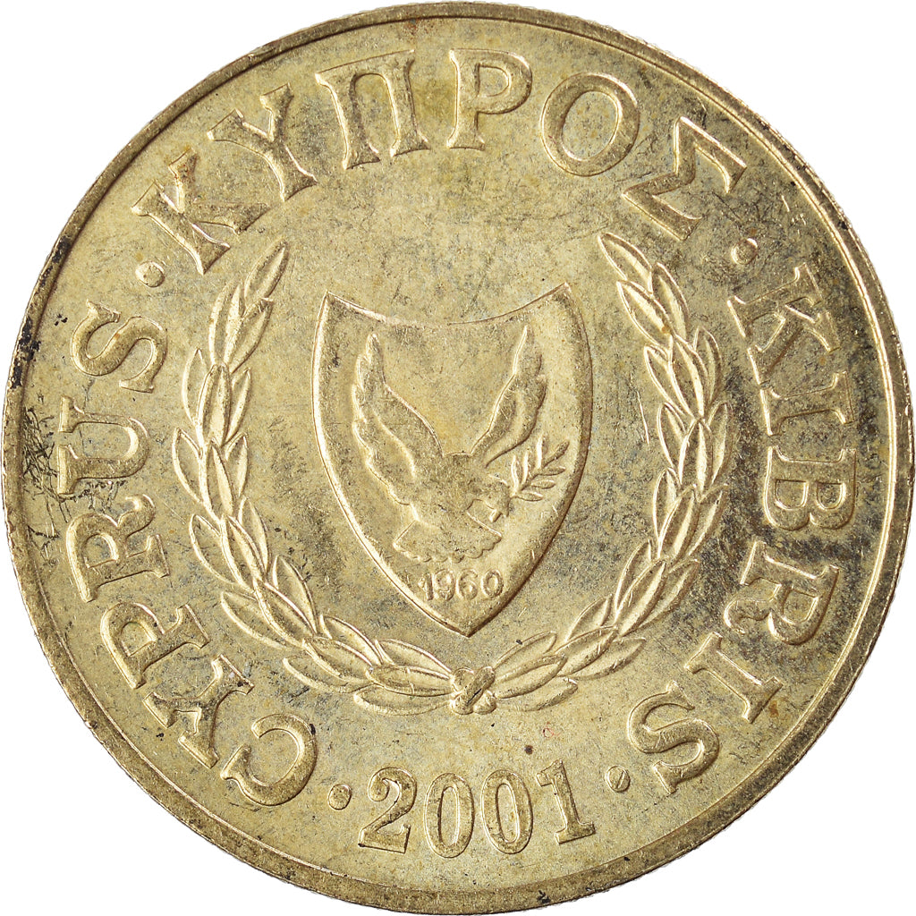 Moneta, Cipro, 20 Cents, 2001