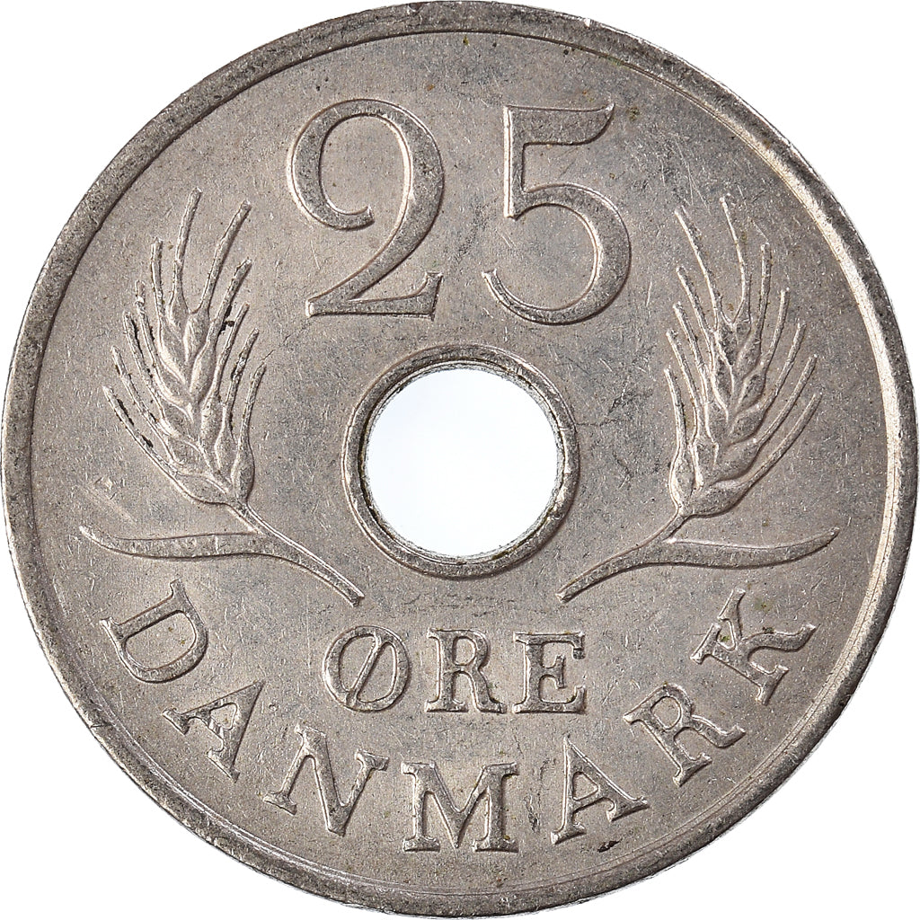 Monnaie, Danemark, 25 Öre, 1971