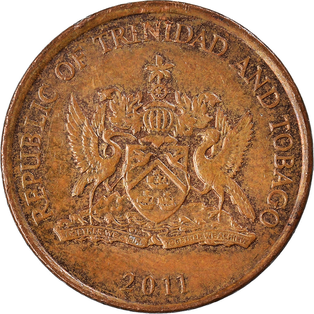 Coin, TRINIDAD & TOBAGO, Cent, 2011