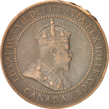CANADA, Cent, 1902, Royal Canadian Mint, KM #8, VF(30-35), Bronze, 25.5, 5.61