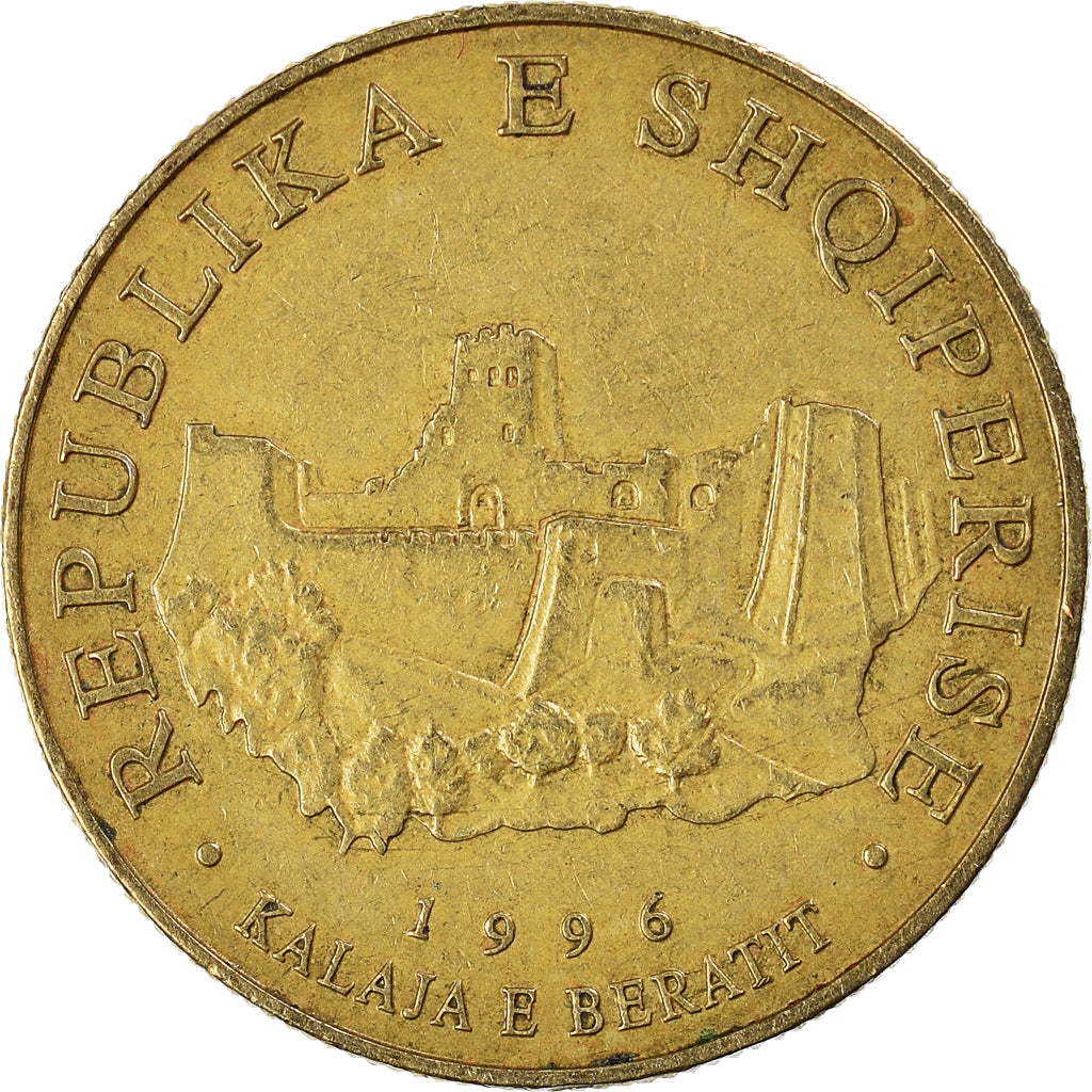 Monnaie, Albanie, 10 Lekë, 1996