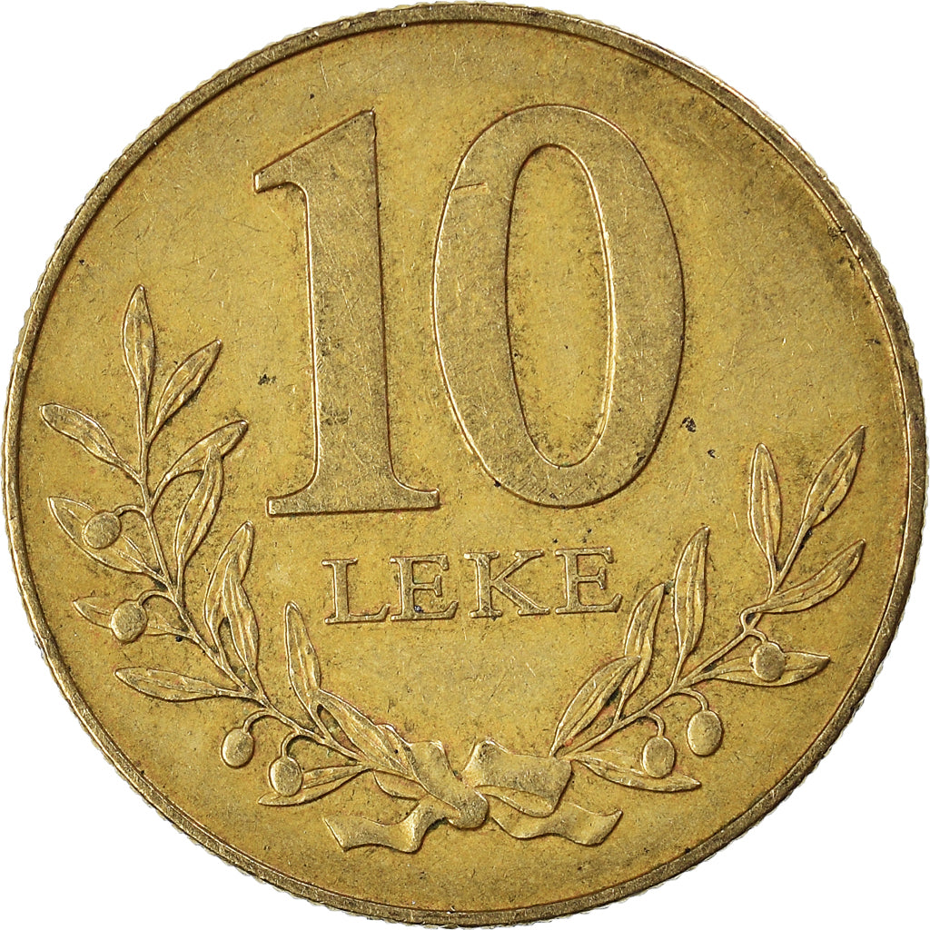 Monnaie, Albanie, 10 Lekë, 1996