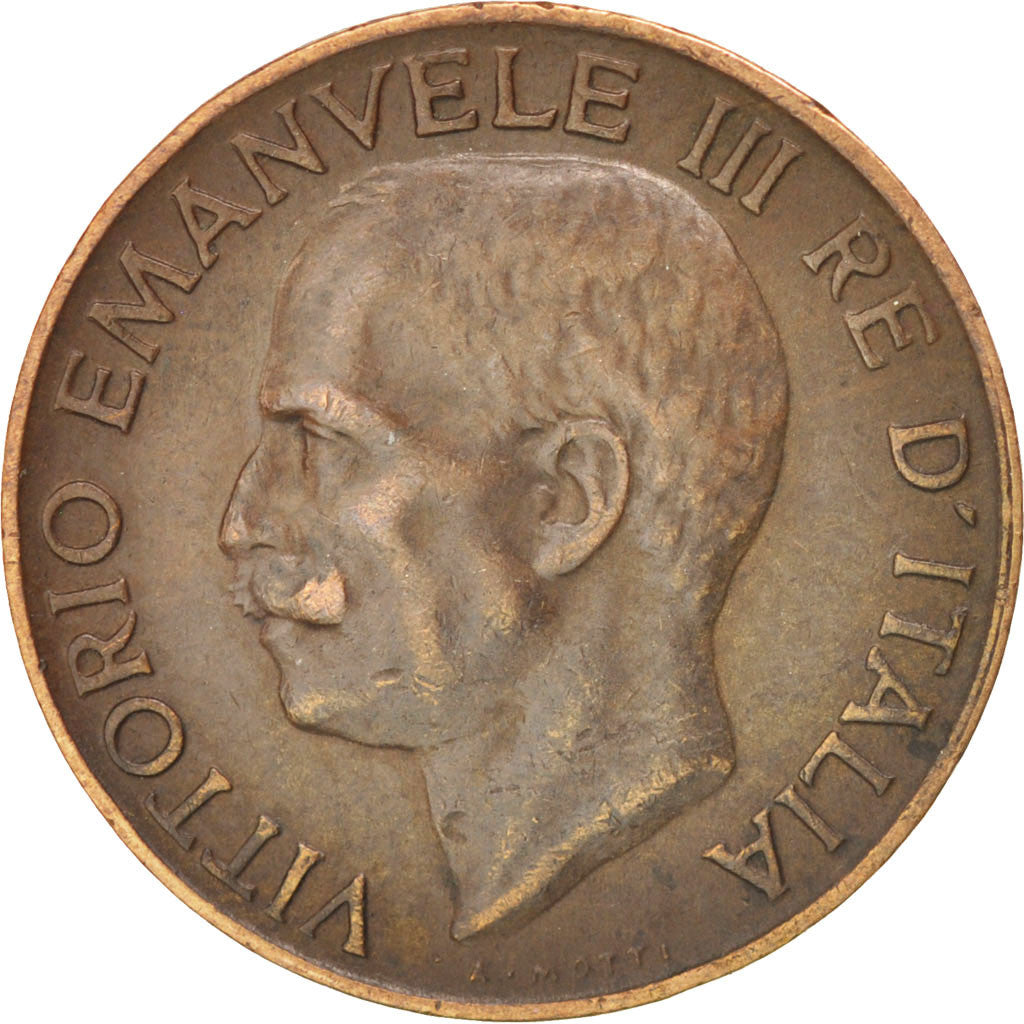 Münze, Italien, Vittorio Emanuele III, 5 Centesimi, 1934, SS, Bronze, KM:59