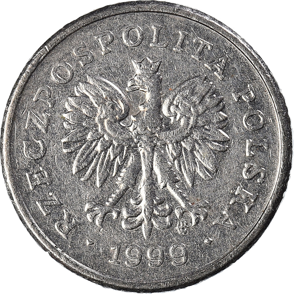Coin, Poland, 10 Groszy, 1999