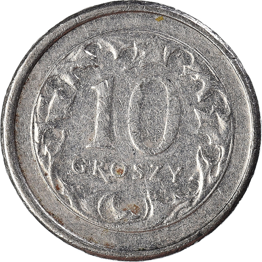 Coin, Poland, 10 Groszy, 1999