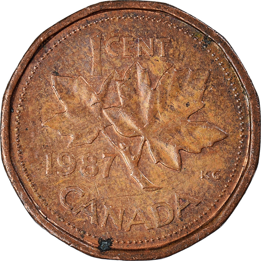Moneta, Canada, Cent, 1987