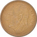 NORWAY, 5 Ore, 1966, KM #405, EF(40-45), Bronze, 27, 7.95