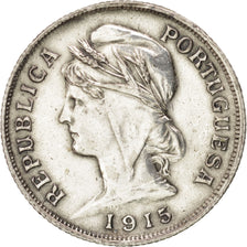 PORTUGAL, 10 Centavos, 1915, KM #563, EF(40-45), Silver, 2.43