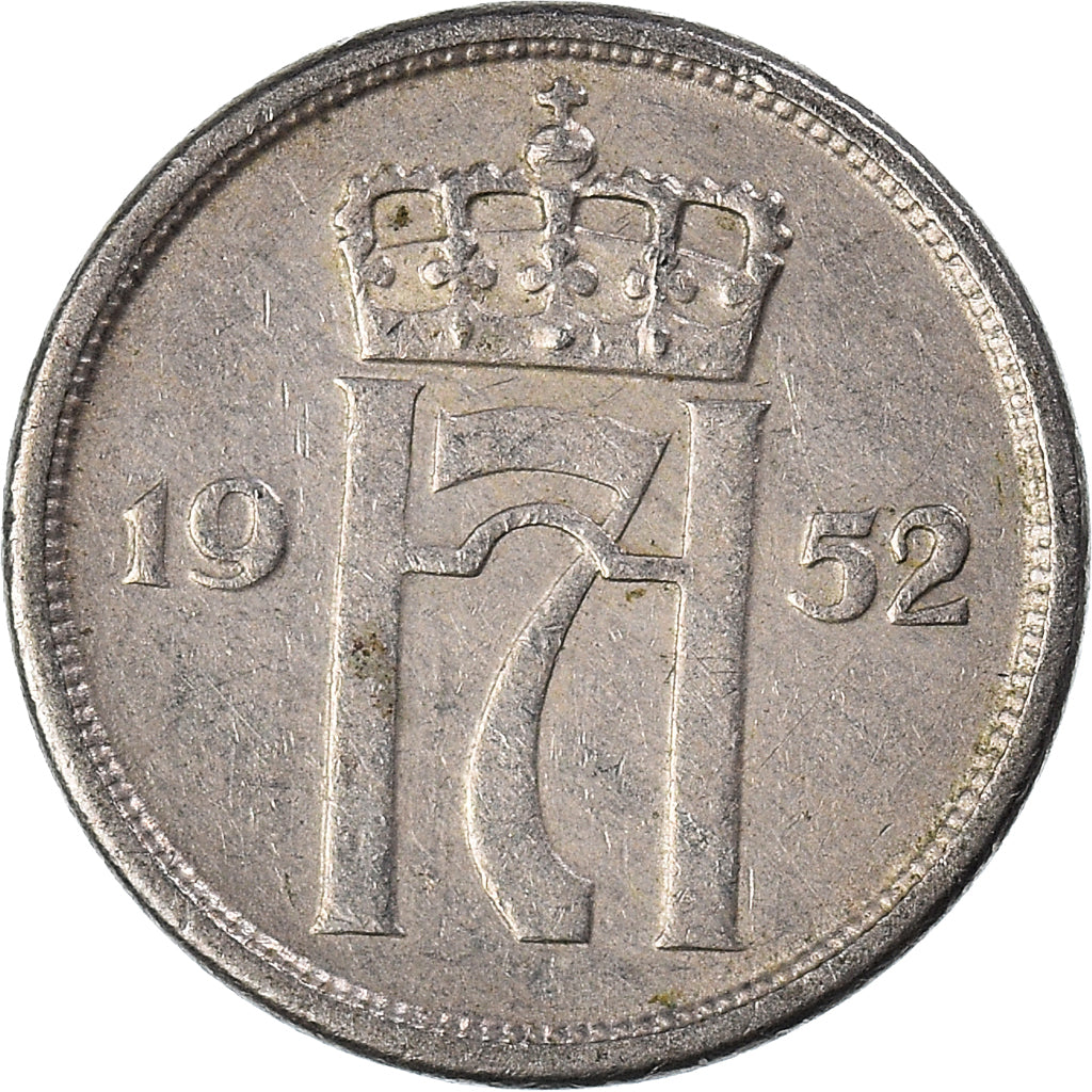 Moneta, Norvegia, 10 Öre, 1952