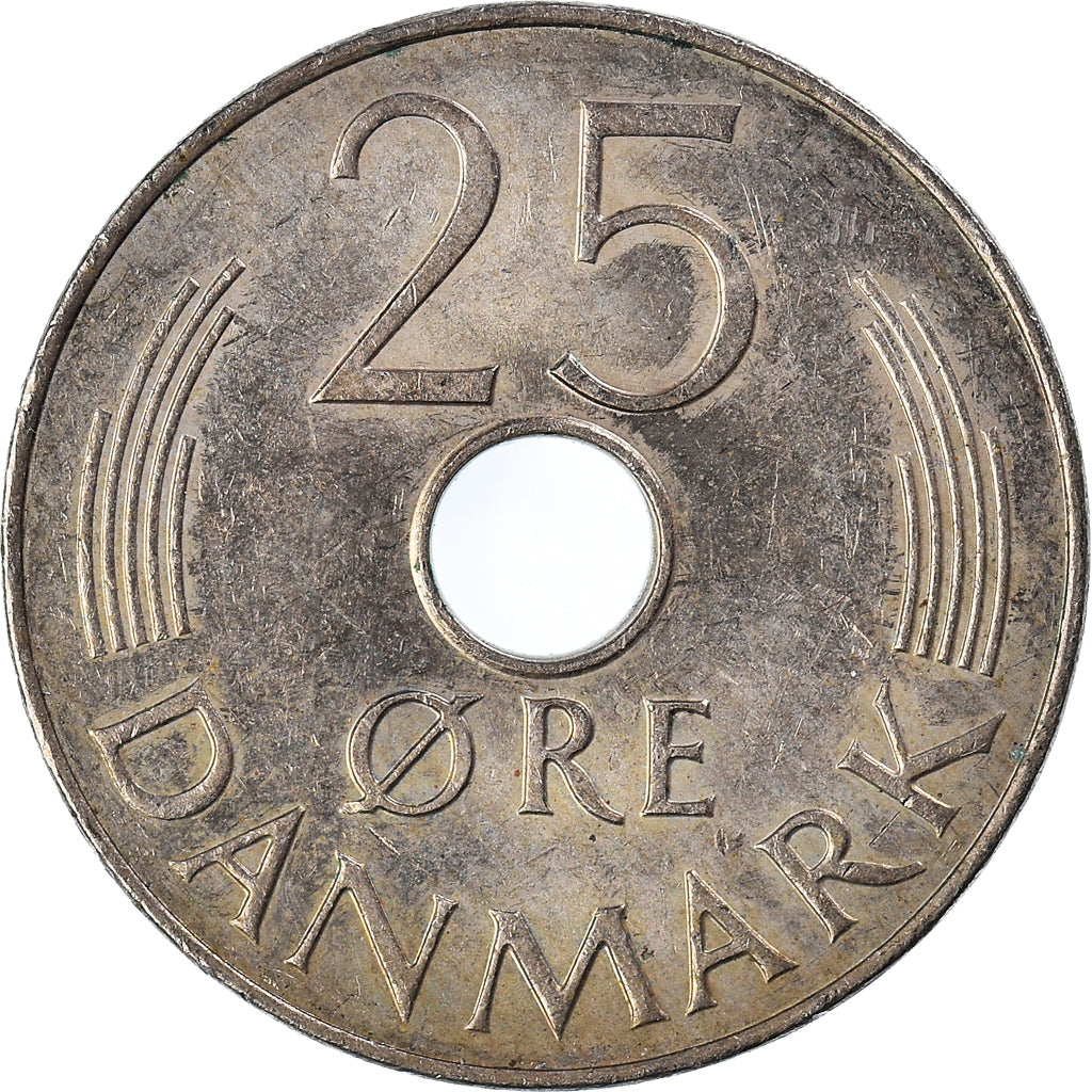 Monnaie, Danemark, 25 Öre, 1988