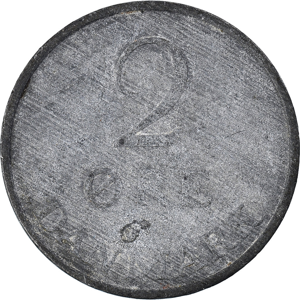 Monnaie, Danemark, 2 Öre, 1953