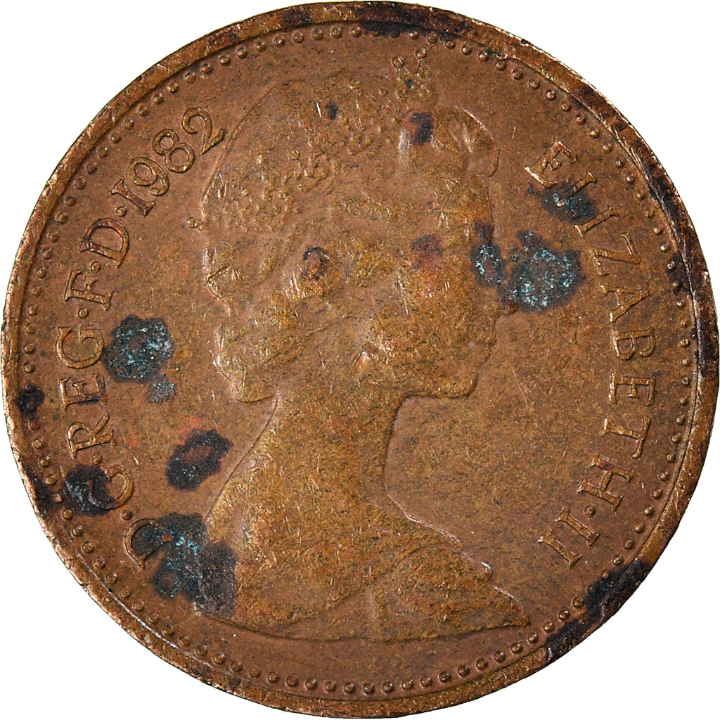 Moeda, Grã-Bretanha, 1/2 Penny, 1982