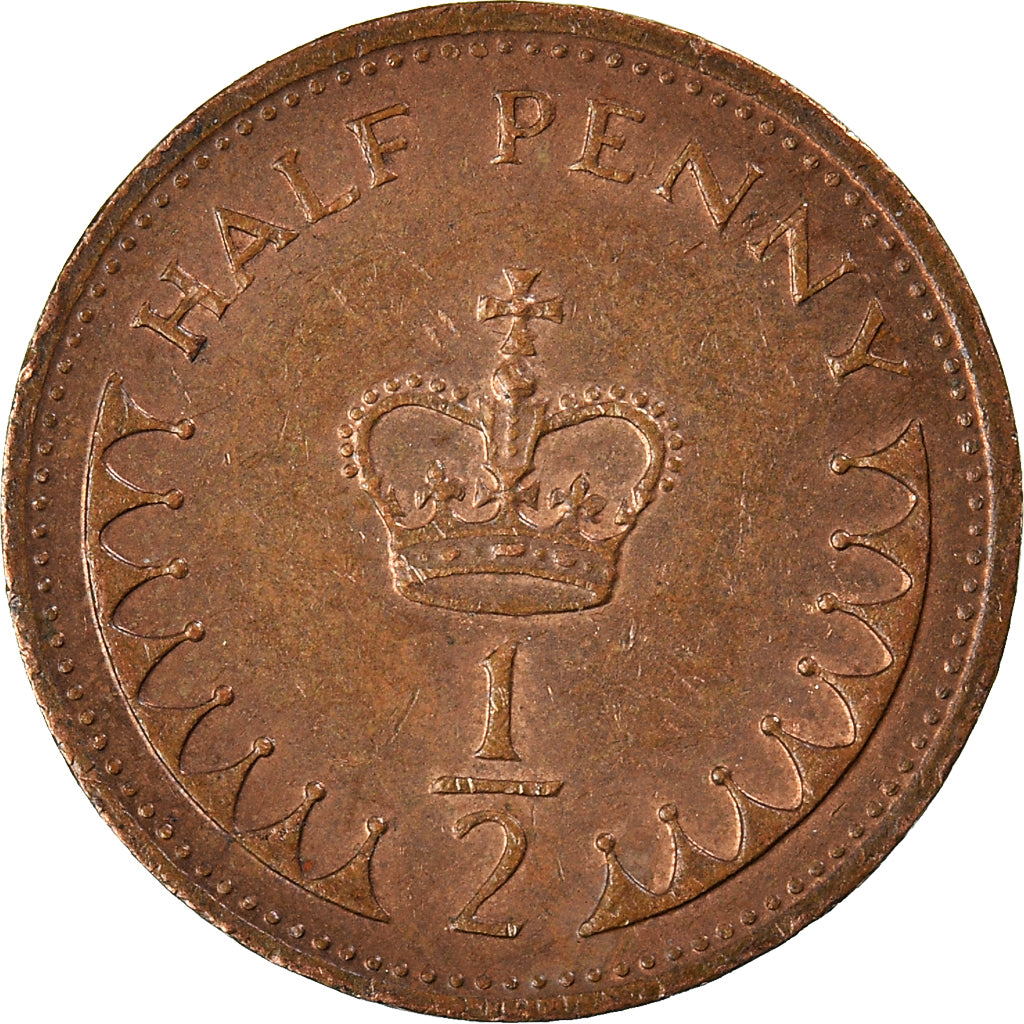 Moeda, Grã-Bretanha, 1/2 Penny, 1982
