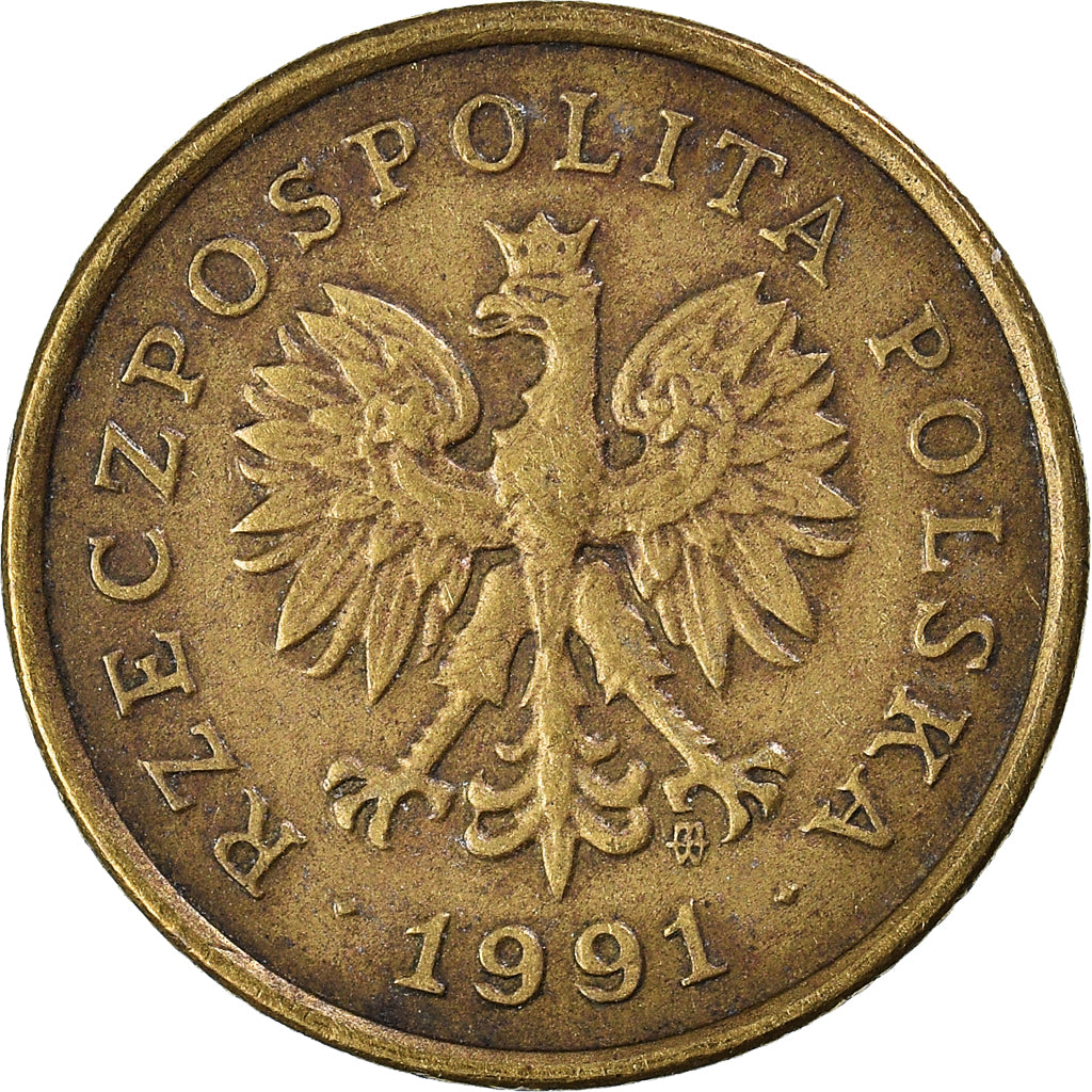 Munten, Polen, 5 Groszy, 1991