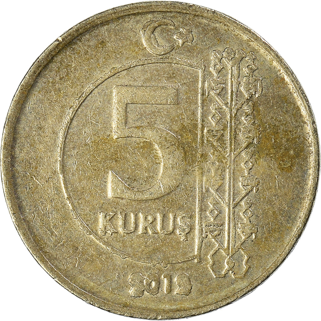 Moneta, Turchia, 5 Kurus, 2012