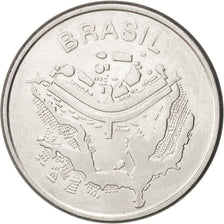 BRAZIL, 50 Cruzeiros, 1981, KM #594.1, AU(55-58), Stainless Steel, 28, 7.26