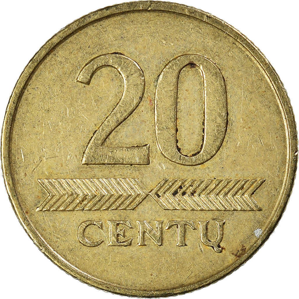 Munten, Lithouwen, 20 Centu, 1998