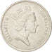 Gibilterra, Elizabeth II, 10 Pence, 1989, BB, Rame-nichel, KM:23.1