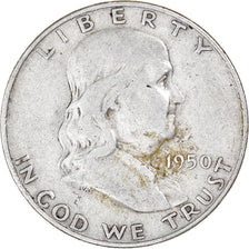 Moneta, Stati Uniti, Franklin Half Dollar, Half Dollar, 1950, U.S. Mint, Denver