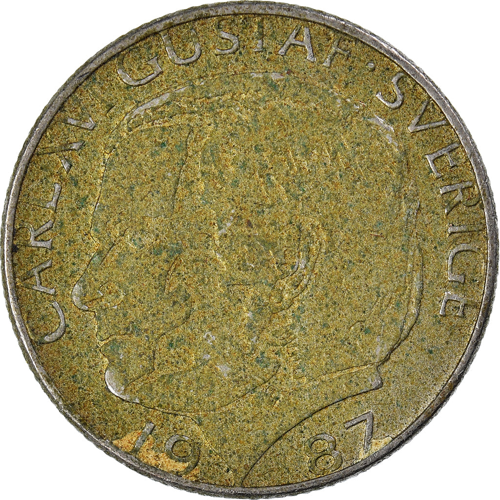 Moeda, Suécia, Krona, 1987