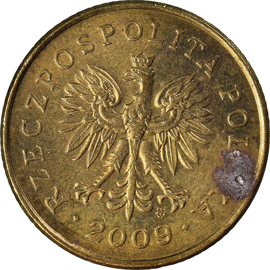 Moneta, Polonia, 50 Groszy, 2009