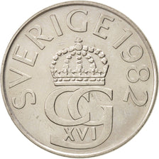 SWEDEN, 5 Kronor, 1982, KM #853, MS(63), Copper-Nickel, 28.5, 9.48