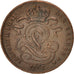 BELGIUM, Centime, 1907, KM #34.1, AU(55-58), Copper, 16.5, 1.98