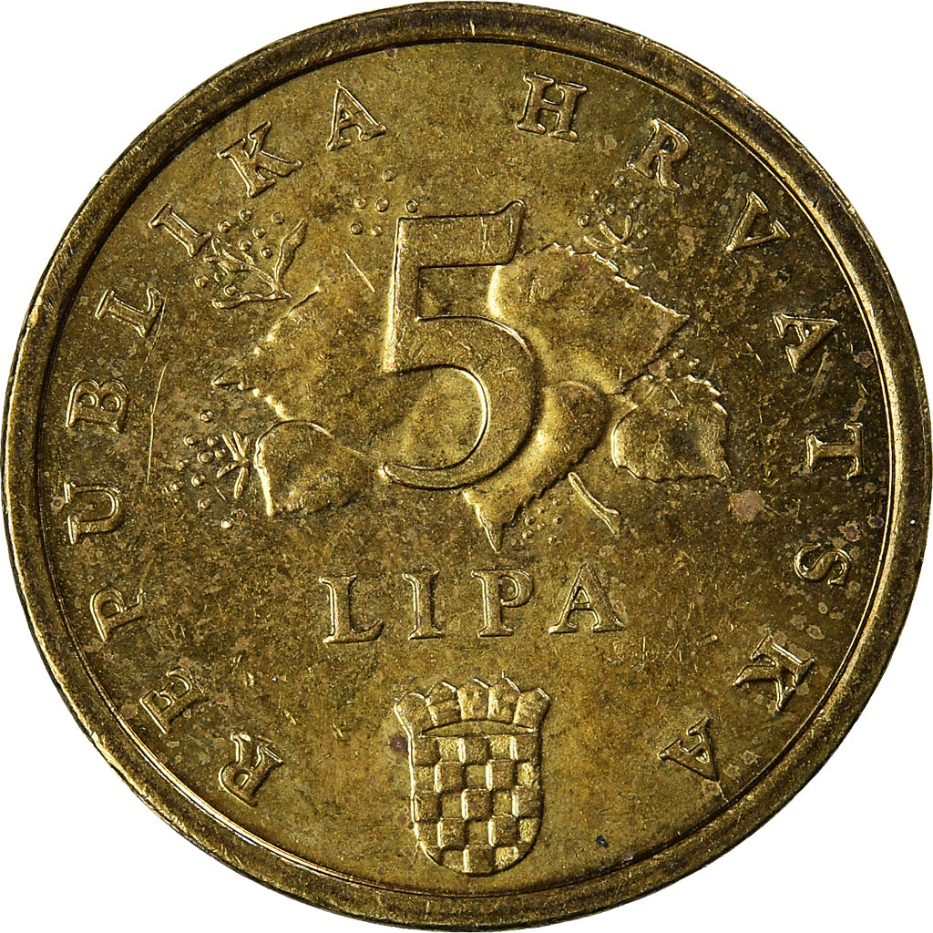 Moneta, Chorwacja, 5 Lipa, 2005