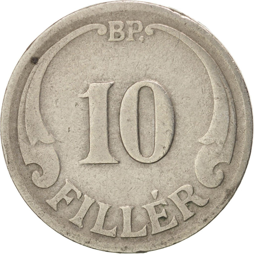 HUNGARY, 10 Filler, 1926, Budapest, KM #507, VF(30-35), Copper-Nickel, 19, 2.97