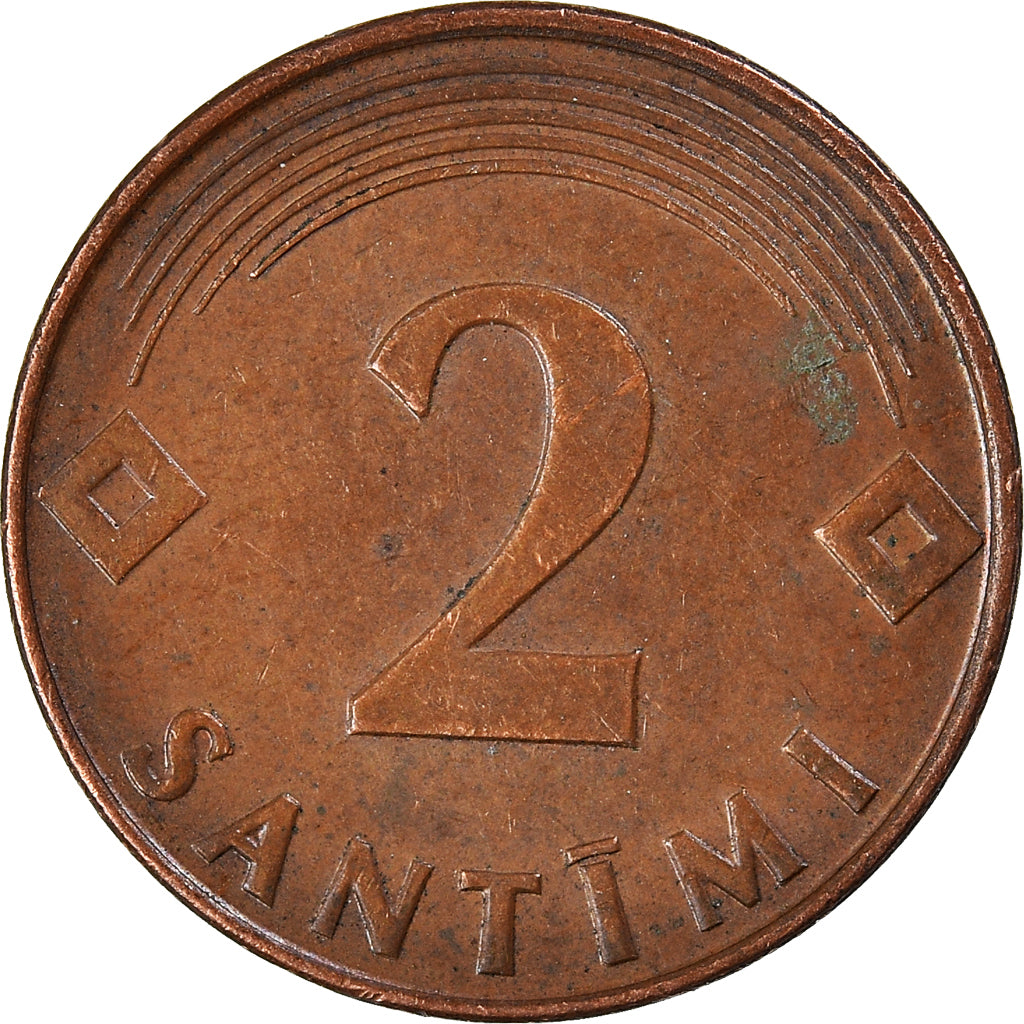 Moneta, Lettonia, 2 Santimi, 2000