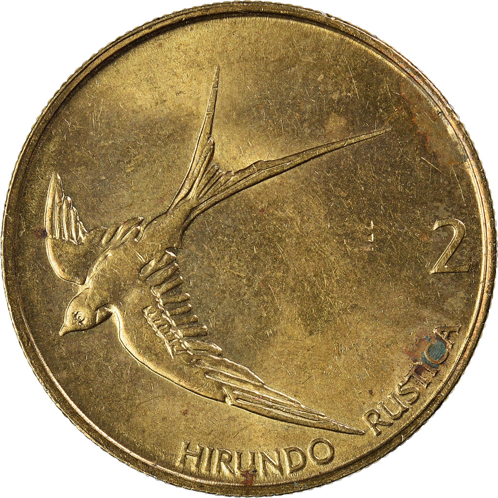 Coin, Slovenia, 2 Tolarja, 2000