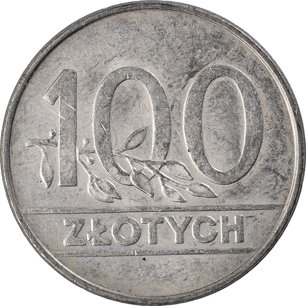Münze, Polen, 100 Zlotych, 1990