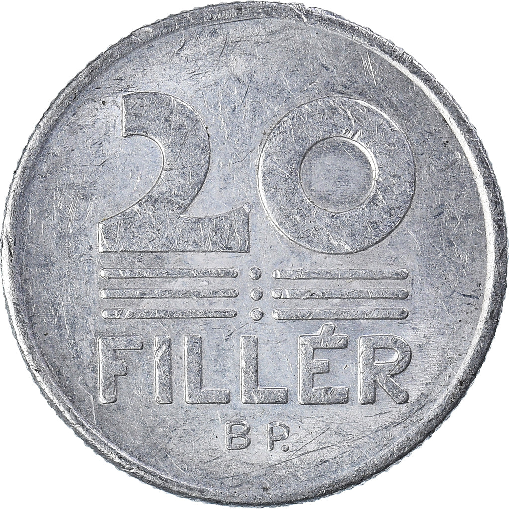 Moneta, Ungheria, 20 Fillér, 1975