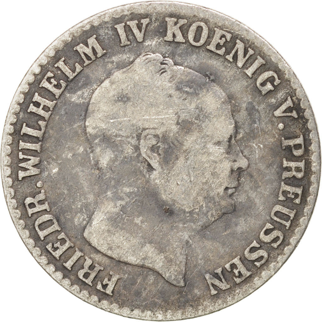 GERMAN STATES, 2-1/2 Silber Groschen, 1853, Berlin, KM #463, VF(20-25), Silver,.