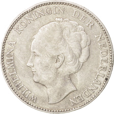 Coin, Netherlands, Wilhelmina I, Gulden, 1924, EF(40-45), Silver, KM:161.1