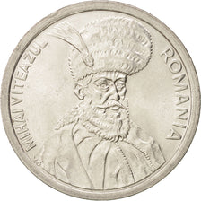 ROMANIA, 100 Lei, 1993, KM #111, MS(63), Nickel Plated Steel, 29, 8.75