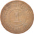 Monnaie, Straits Settlements, Victoria, Cent, 1874, B+, Cuivre, KM:9