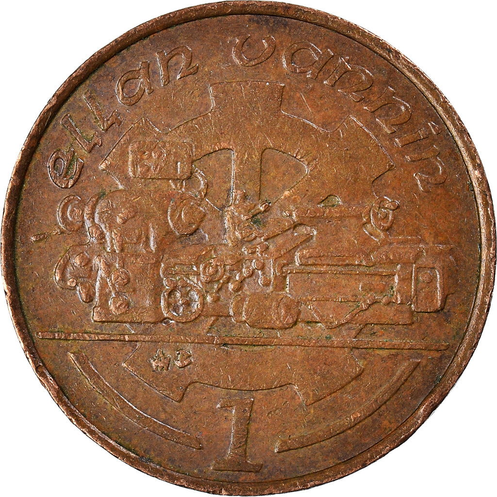 Moneta, Isola di Man, Penny, 1989