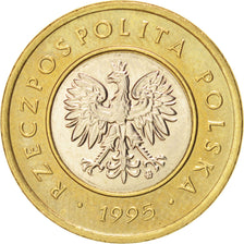 Moneda, Polonia, 2 Zlote, 1995, SC, Bimetálico, KM:283