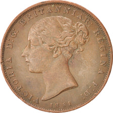 JERSEY, 1/26 Shilling, 1851, KM #2, EF(40-45), Copper, 8.85