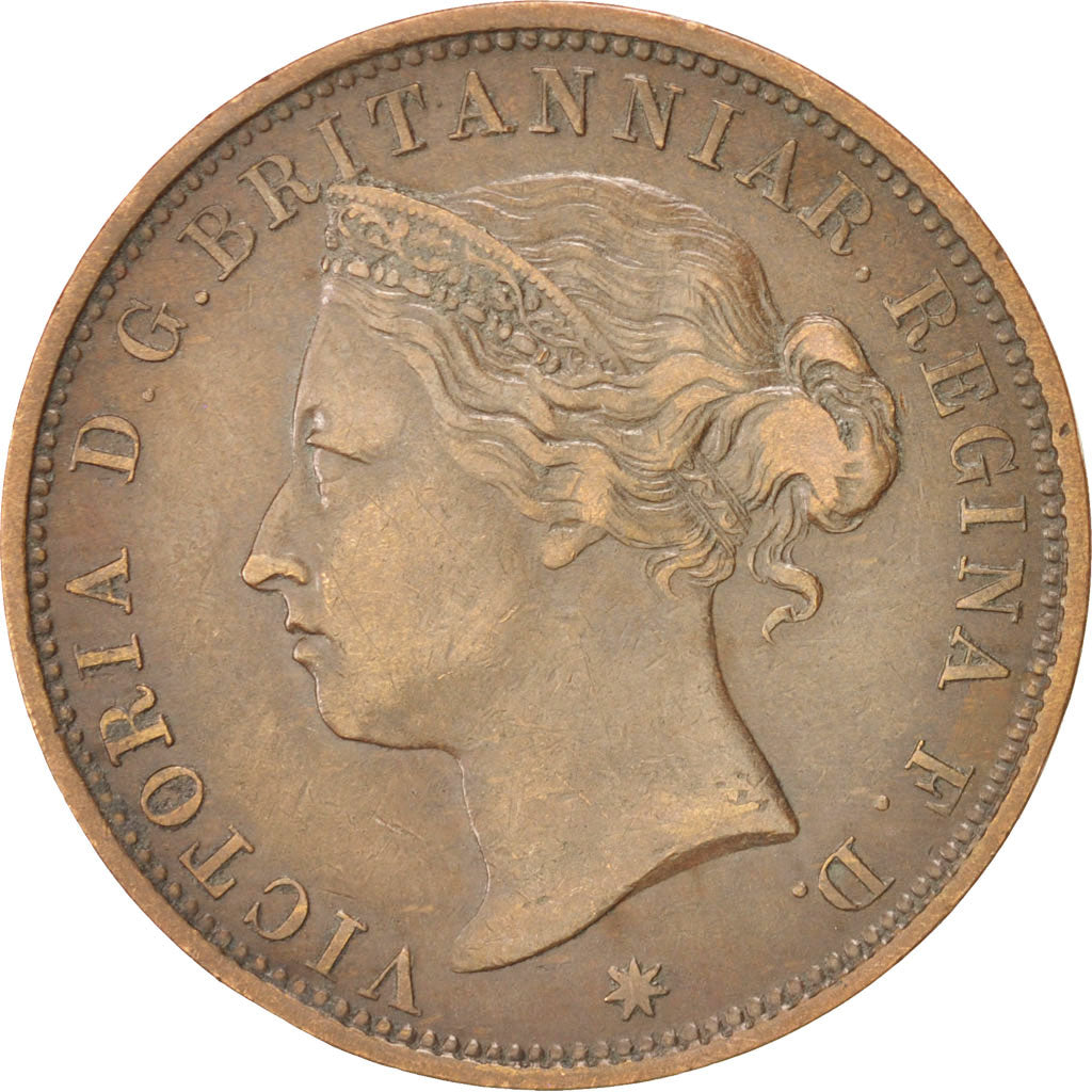 JERSEY, 1/12 Shilling, 1888, KM #8, EF(40-45), Bronze, 30.69, 9.23