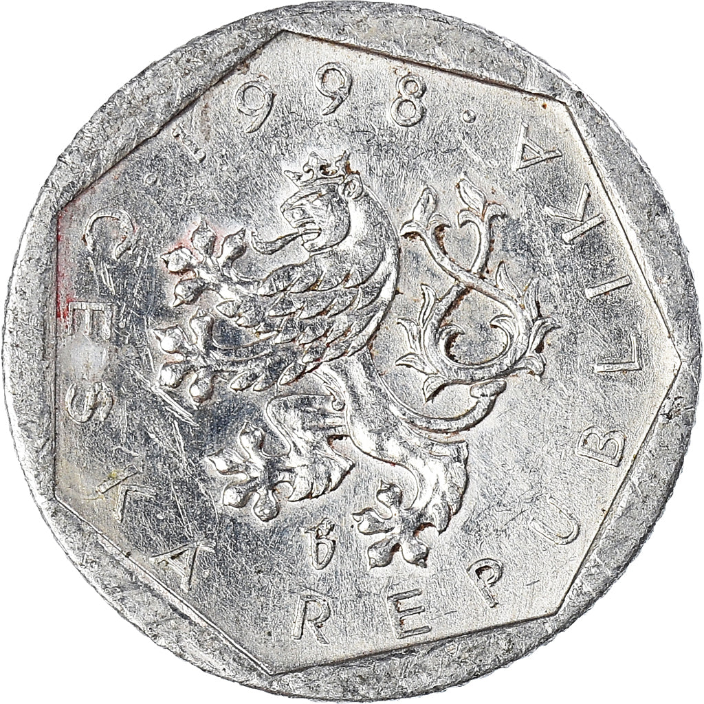 Moneta, Czechy, 20 Haleru, 1998
