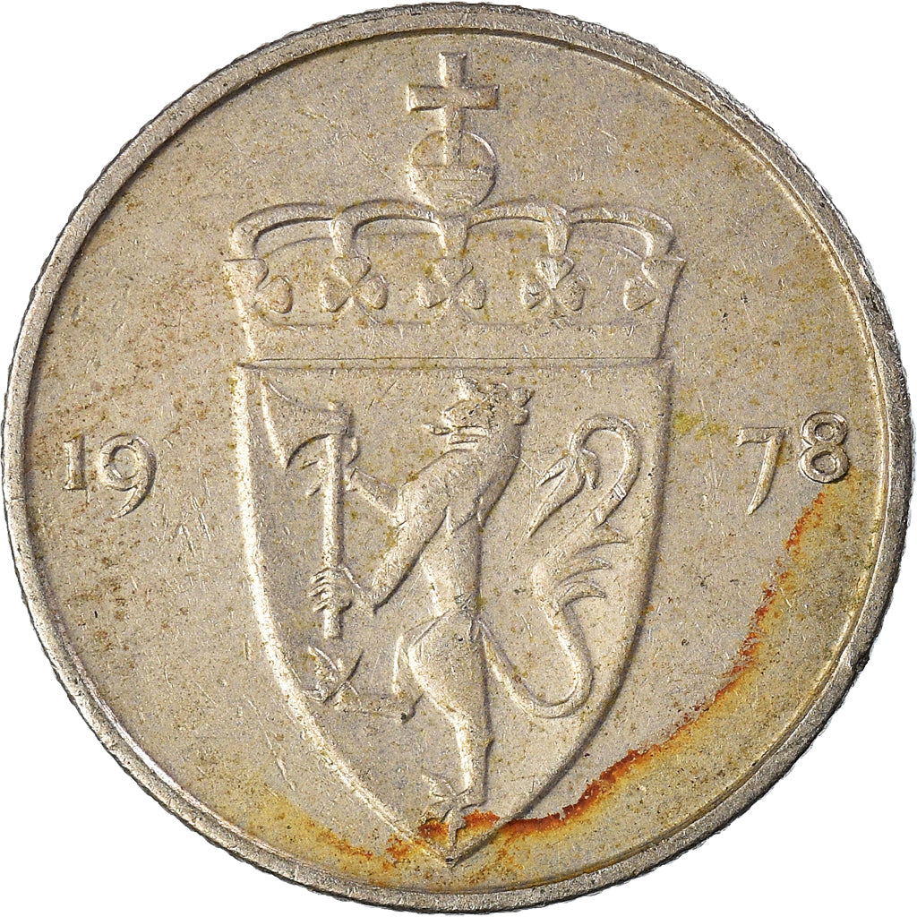 Moneta, Norvegia, 50 Öre, 1978