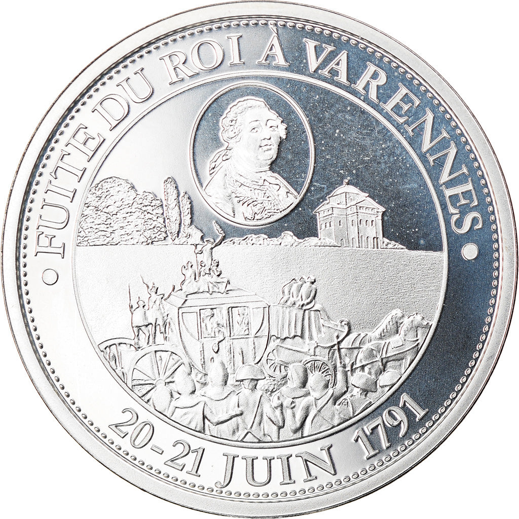 Francja, Medal, Révolution Française, Fuite du Roi à Varennes, Historia