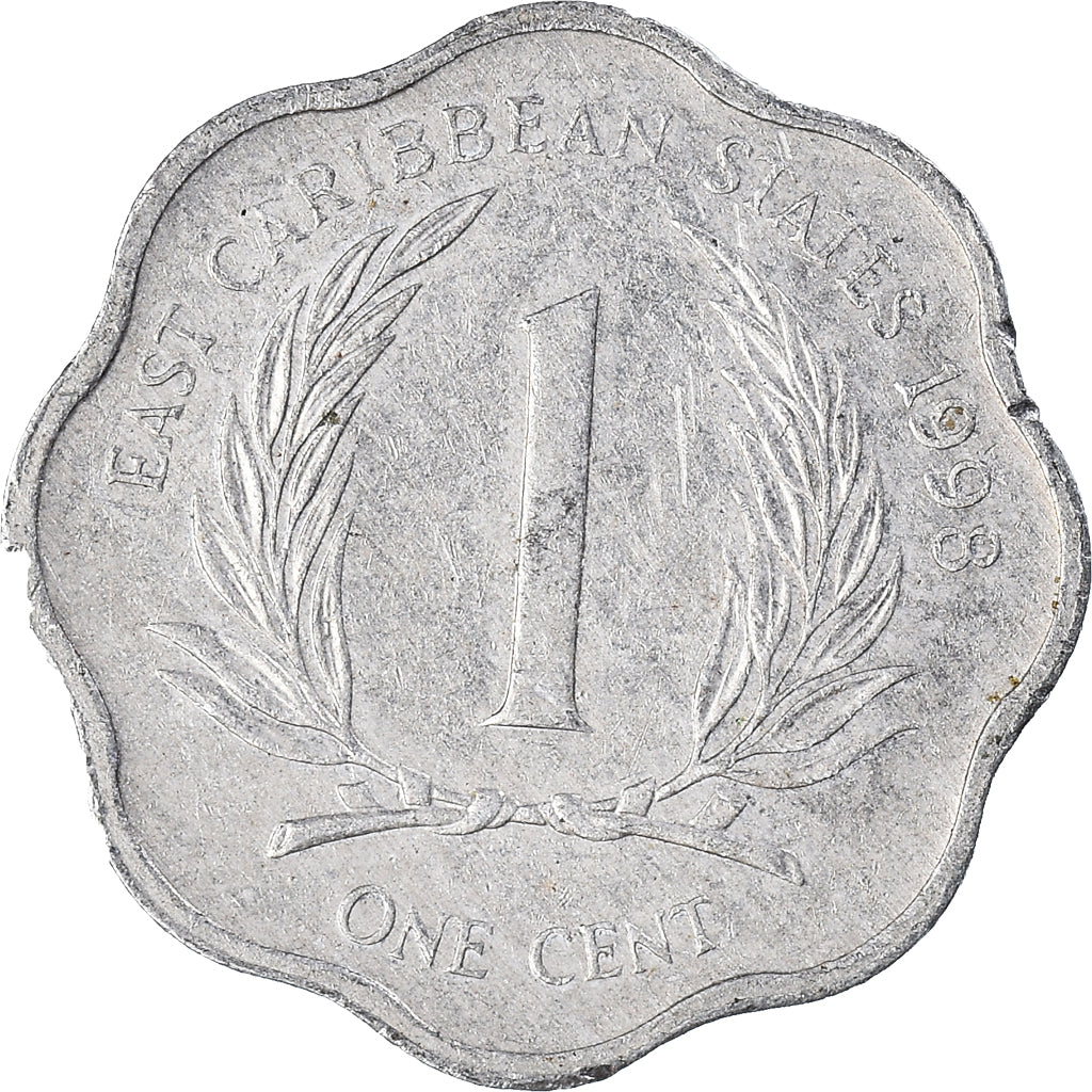 Moeda, Estados das Caraíbas Orientais, Cent, 1998
